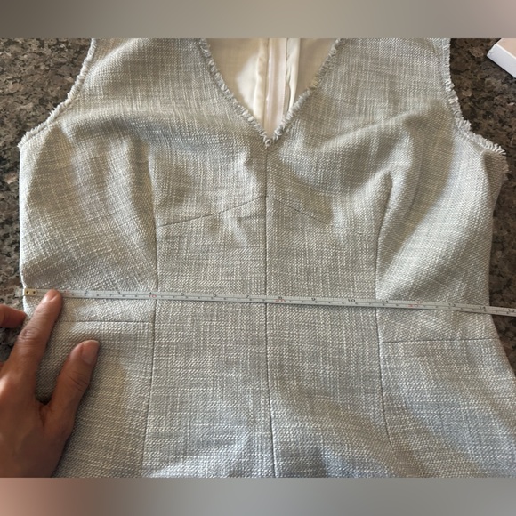 Rebecca Taylor Slub Suiting Dress Size 4 - Picture 12 of 14